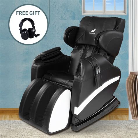 Electronic Full Body Shiatsu Massage Chair Recliner With Heat Stretched