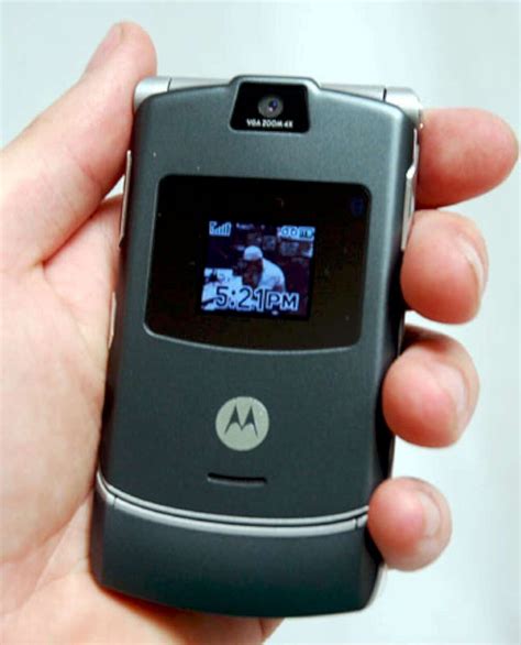 Motorola Razr V3c Verizon Cell Phone V3 Razor Dark Grey Flip Camera