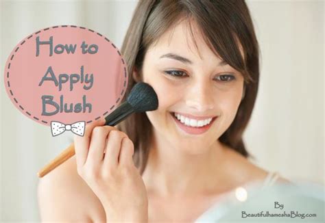 how to apply blush on complete howto wikies