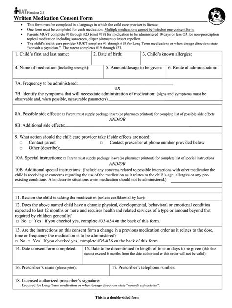 Va Written Medication Consent Form Fill And Sign Printable Template