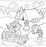 Coloring Camping Pages Scout Cub Printable Scouts Print Color Themed Getdrawings Getcolorings Colorings sketch template