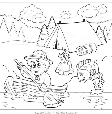 camping coloring pages  print  getdrawings