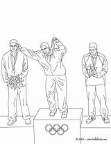 Coloring Pages Olympic Printable Victory Games Victorious Ceremony Print Medal Hellokids Popular Color Online Library Clipart sketch template