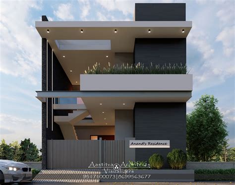 modern elevation design  house aastitva