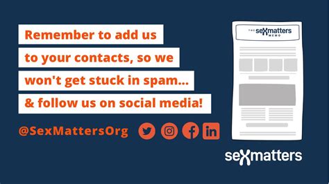 Sex Matters On Twitter …and Remember To Add Us To Your Contacts So