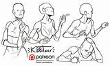 Patreon Kibbitzer Thinking Manga Gesture статьи sketch template
