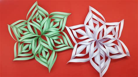 Christmas Snowflake Tutorial How To Make Paper Snowflake Easy Making