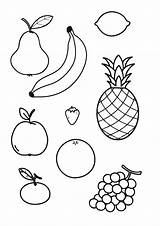 Kleurplaten Hatsjoe Puk Fruitmand Knutselen Contdeteresa Drinken Alimentos Voeding Fruta Dieren Downloaden sketch template
