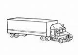 Coloring Transporter Car Pages Truck Expedition Mack Cement Outline Color Tocolor sketch template