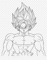 Goku Instinct Ultra Coloring Pages Transparent Vhv sketch template