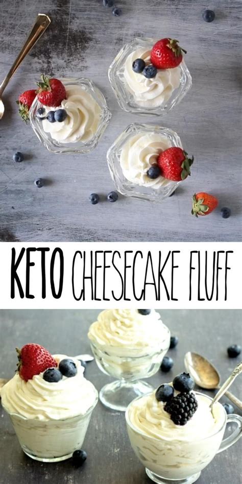 keto cheesecake fluff  carb sugar   ingredients easy thm  video   sugar
