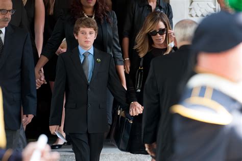 cooper endicott melissa rivers son attends joan rivers funeral  mother pictures