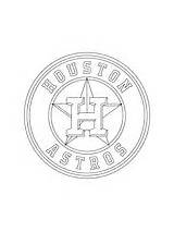 Coloring Logo Mlb Astros Houston Pages Jays Blue Color Toronto Printable Version Click sketch template