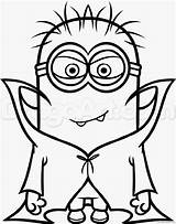 Minions Pages Coloring Coloring4free Printable Kids Vampire sketch template