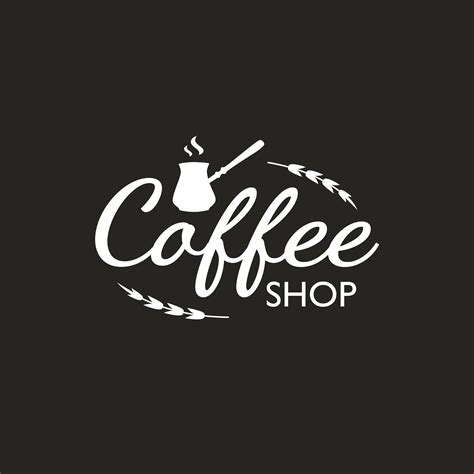 coffee shop logo design coffee shop logo    vectors clipart simply