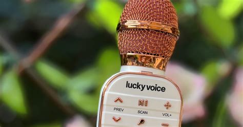 Sing Your Heart Out With The Lucky Voice Karaoke Microphone