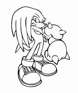 Sonic Disegni Knuckles Colorare Echidna Arrabbiato Coloradisegni Dash Exe Dei Letteria sketch template
