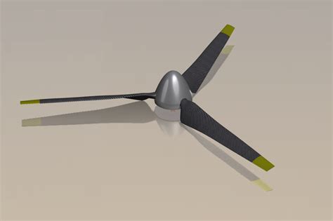 blade propeller step iges solidworks   cad model grabcad
