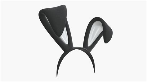 headband bunny ears  model turbosquid
