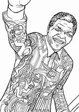 Mandela sketch template