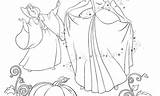Fairy Godmother Coloring Cinderella Pages Getcolorings Getdrawings sketch template