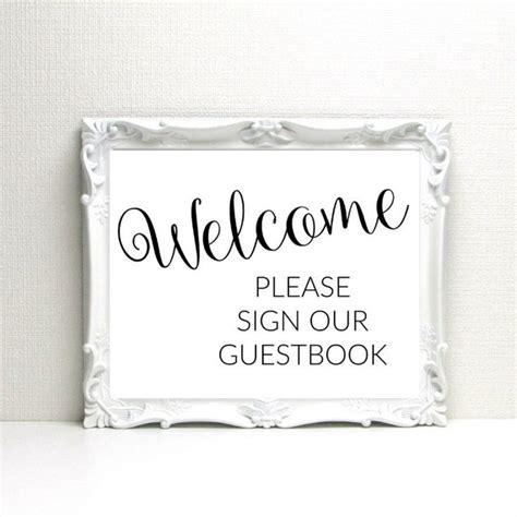sign  guestbook printable