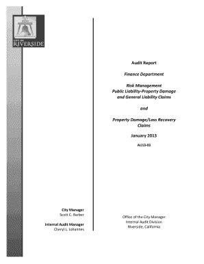 Editable property damage report letter sample - Fill
