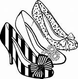 Coloring High Heels Pages Popular sketch template