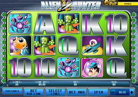 alien hunter slot machine  playtech casino slots