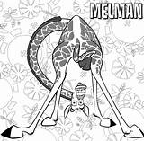 Madagascar Melman Colorir Jirafa Giraffe sketch template