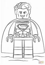 Lego Superman Coloring Pages Printable Avengers Super Marvel Heroes Supercoloring Spiderman Drawing Movie sketch template