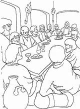 Supper Avondmaal Kleurplaten Lords Laatste Abendmahl Heilig Paasverhaal Ausmalbild Bijbel Lds Bijbelse Bezoeken Wickedbabesblog sketch template