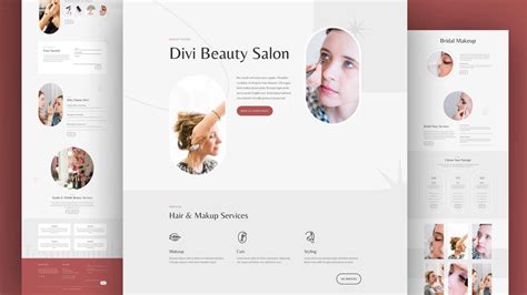 obtenga  paquete de diseno de salon de belleza gratis  divi