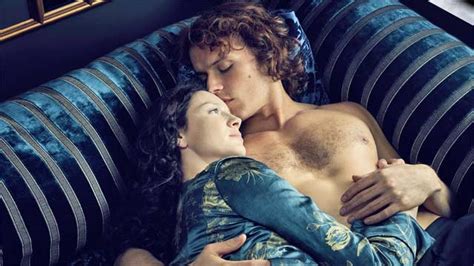 sam heughan ‘outlander sex scenes with caitriona balfe ‘so not sexy goldderby