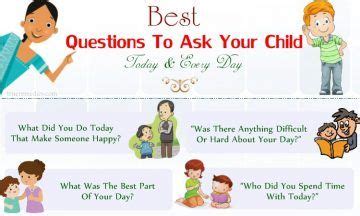 questions    child today  day