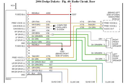 dodge ram  speaker wiring diagram wiring diagram  schematic