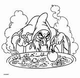 Coloring Pages Witch Coloringpages1001 sketch template