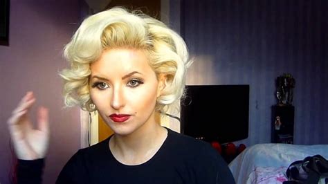vintage marilyn monroe pin curls hair tutorial youtube