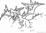 Mega Aerodactyl Pokémon Coloriage Imprimer Getdrawings sketch template