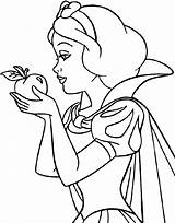 Snow Coloring Pages Printable Drawing Disney Princess Girls Educative Sheets Drawings Apple Schneewittchen Gif Colorir Para Desenhos Malvorlagen Doll Cool sketch template