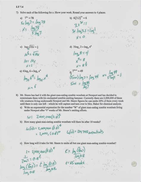 mr doran s algebra 2 unit 5 test guide