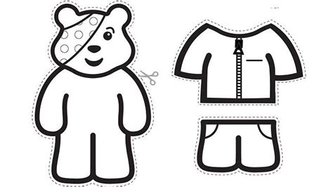 pudsey bear colouring pages bear coloring pages pudsey colouring pages