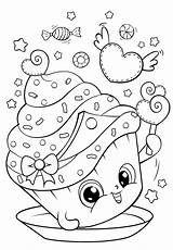 Cupcake Coloring Pages Cutie Cuties из все категории раскраски sketch template