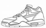 Nike Air Coloring Max Shoes Drawing Sneakers sketch template