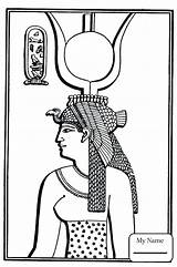 Coloring Pages Hieroglyphics Med Egyptian Getcolorings Getdrawings sketch template