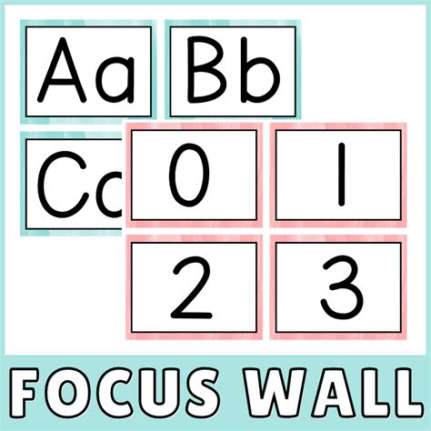focus wall preschool   teachers