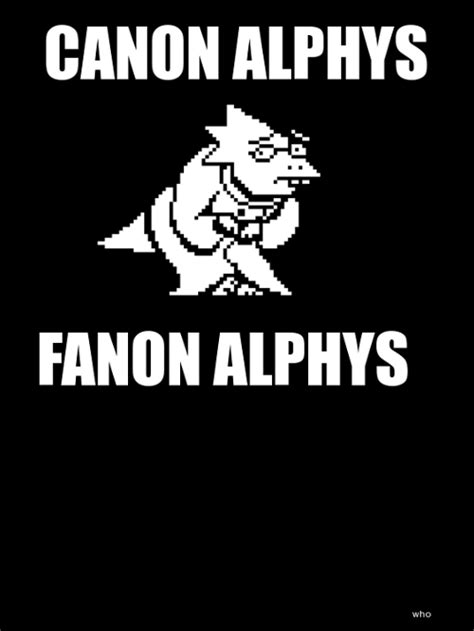 canon alphys vs fanon alphys undertale
