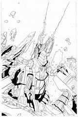 Transformers Prime Hunters Beast Drawing Pencil Finally Ink Clean sketch template