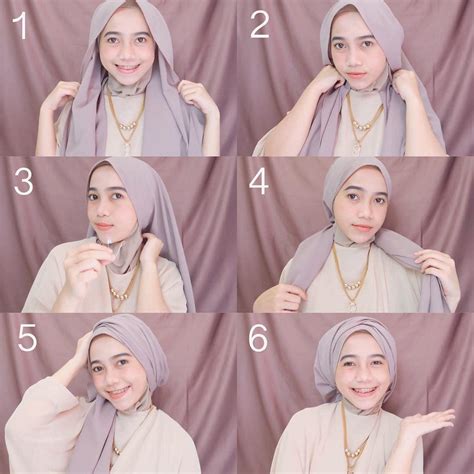 tutorial hijab praktis jilbab gucci