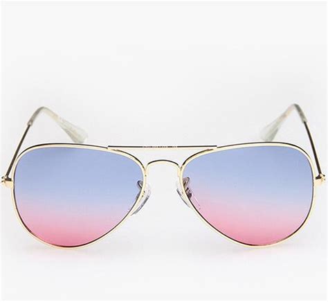 2016 summer classic pink aviator sunglasses women gradient sun glasses
